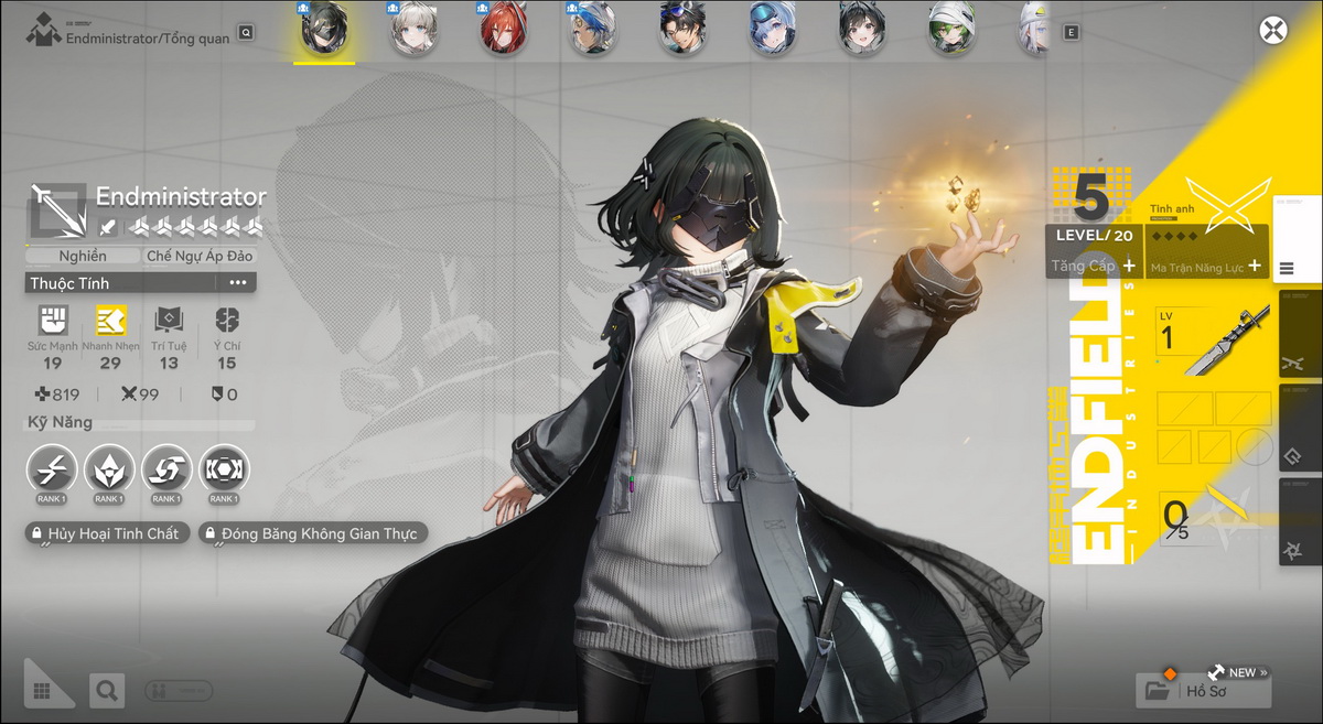 Tier list nhân vật Arknights Endfield: Đâu là những cái tên đáng sở hữu nhất?