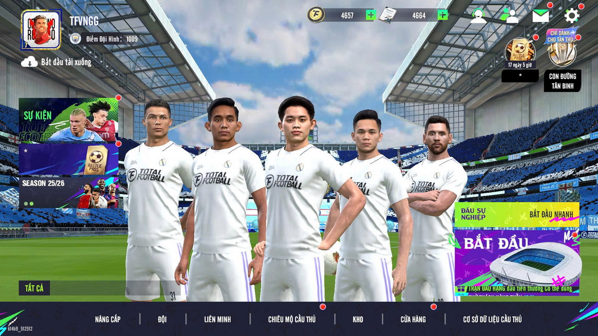 VNGGames chính thức phát hành Total Football VNG, Nguyễn Đình Bắc trở thành Đại sứ