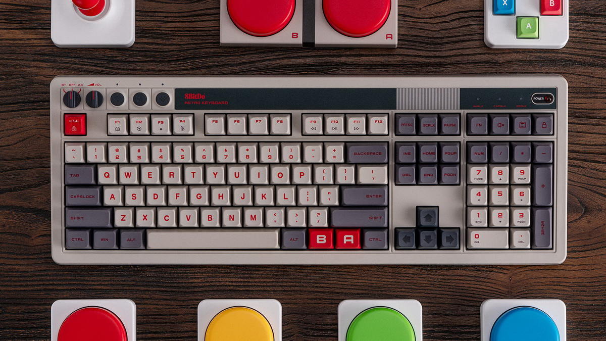 Trên tay 8BitDo Retro 108: Bàn phím cơ sang trọng tặng bạn một vé về tuổi thơ Trên tay 8BitDo Retro 108: Bàn phím cơ sang trọng tặng bạn một vé về tuổi thơ