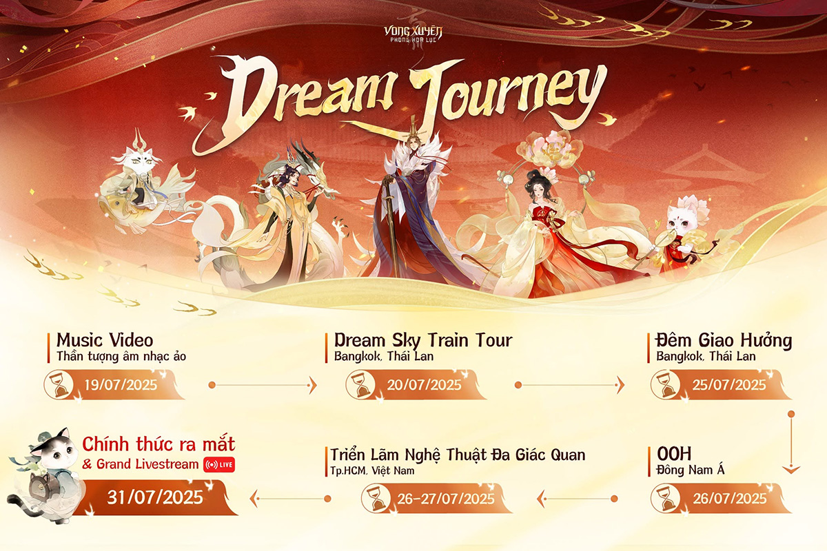 Triển lãm nghệ thuật đa giác quan Vong Xuyên Phong Hoa Lục chinh phục game thủ việt tại TP. HCM