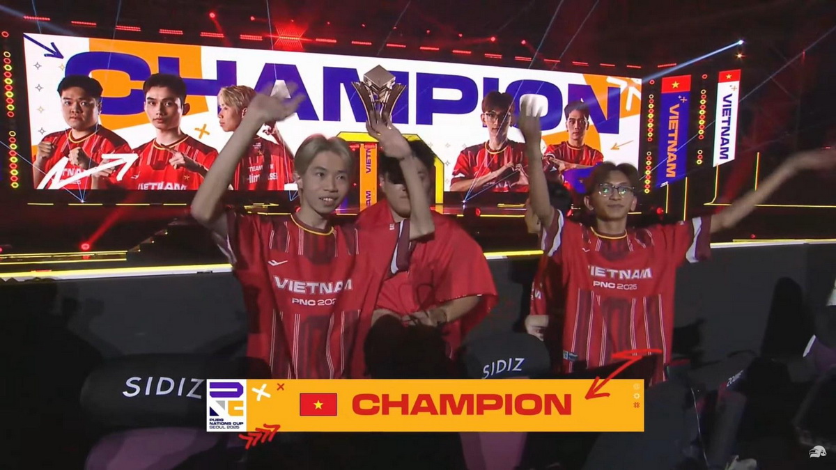 Việt Nam vô địch PUBG Nations Cup 2025