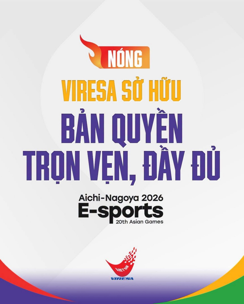 VIRESA công bố giữ bản quyền Esports ASIAD 2026