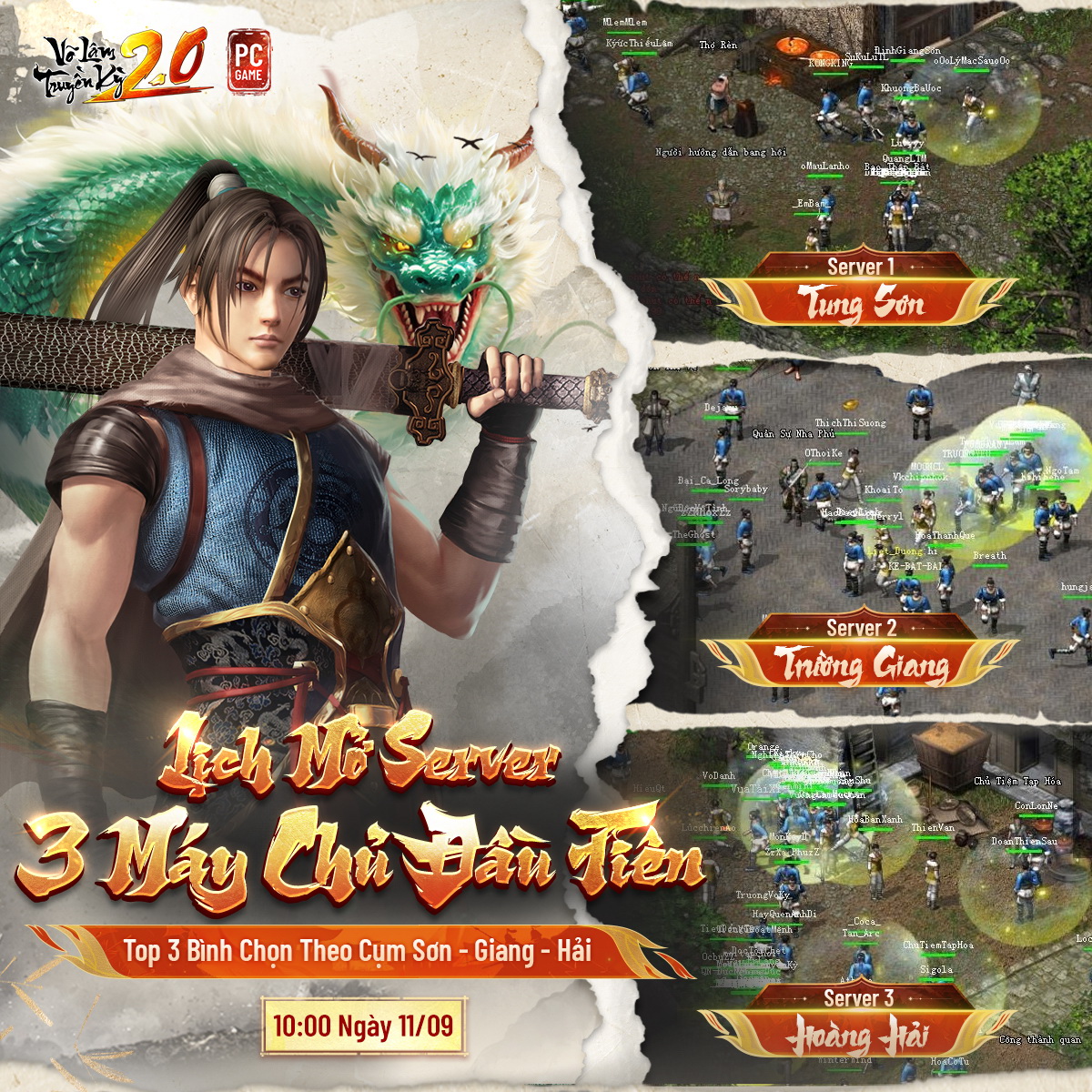 Võ Lâm Truyền Kỳ 2.0 mở cửa: Sống lại thanh xuân, giữ trọn tinh thần Võ Lâm