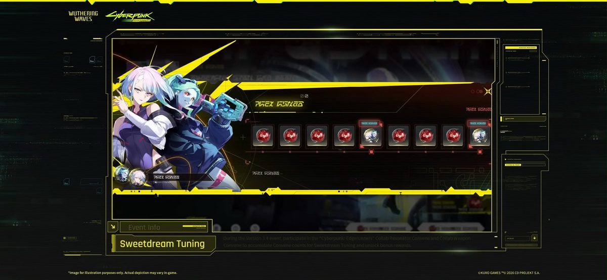 Wuthering Waves 3.4: Những điều cần biết để không sai lầm khi quay collab Cyberpunk