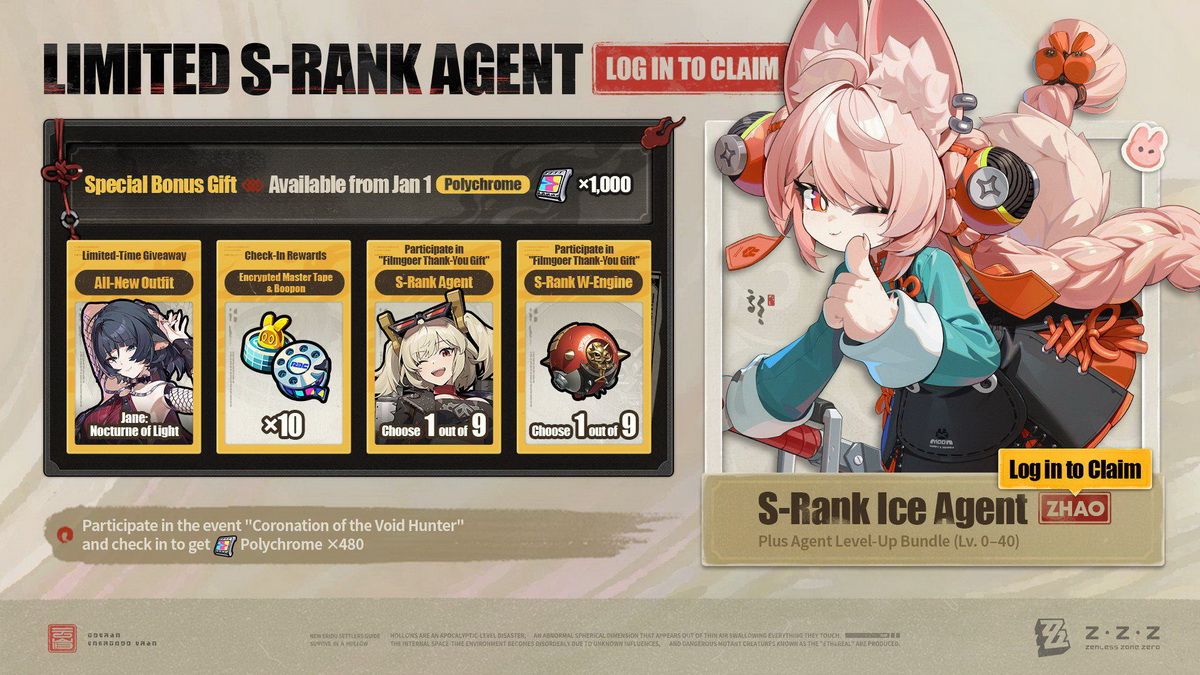 Zenless Zone Zero 2.5: Chứng kiến thời khắc đăng quang của Thợ Săn Lỗ Hổng!   