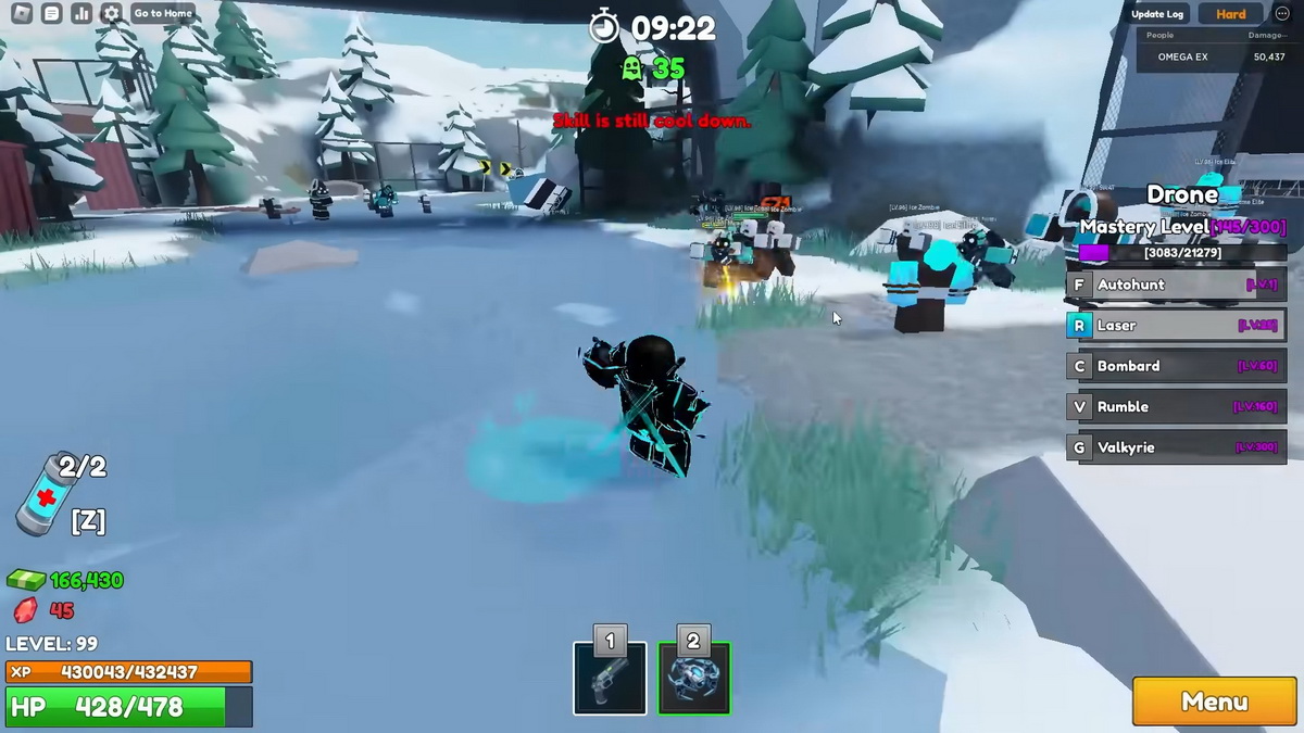 Roblox Zombie Hunters: Đơn giản nhưng thú vị và đáng để cày cuốc