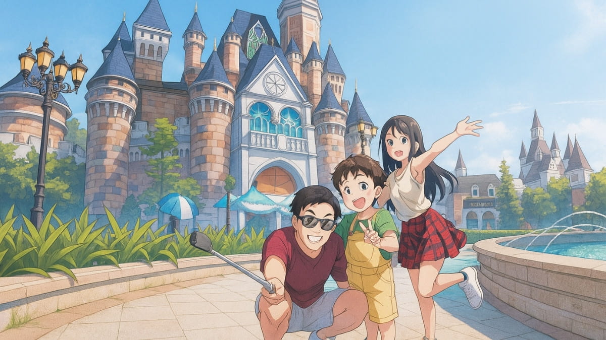 Hình ảnh gia đình anime sum vầy