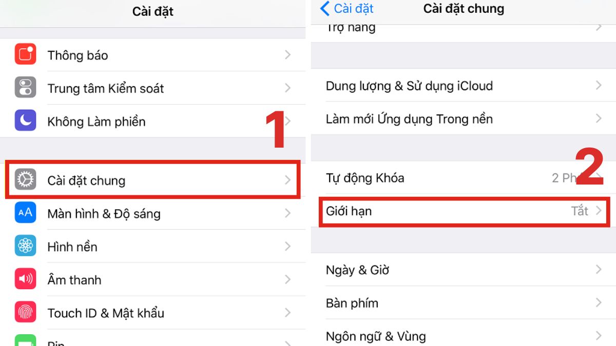 Cách ẩn iCloud trên iPhone cực đơn giản - bước 1