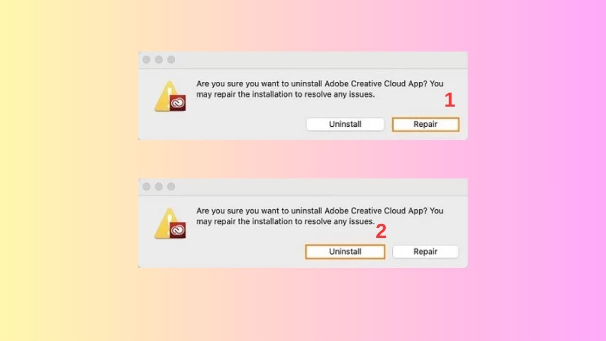 Cách gỡ bỏ Adobe Creative Cloud - bước 3