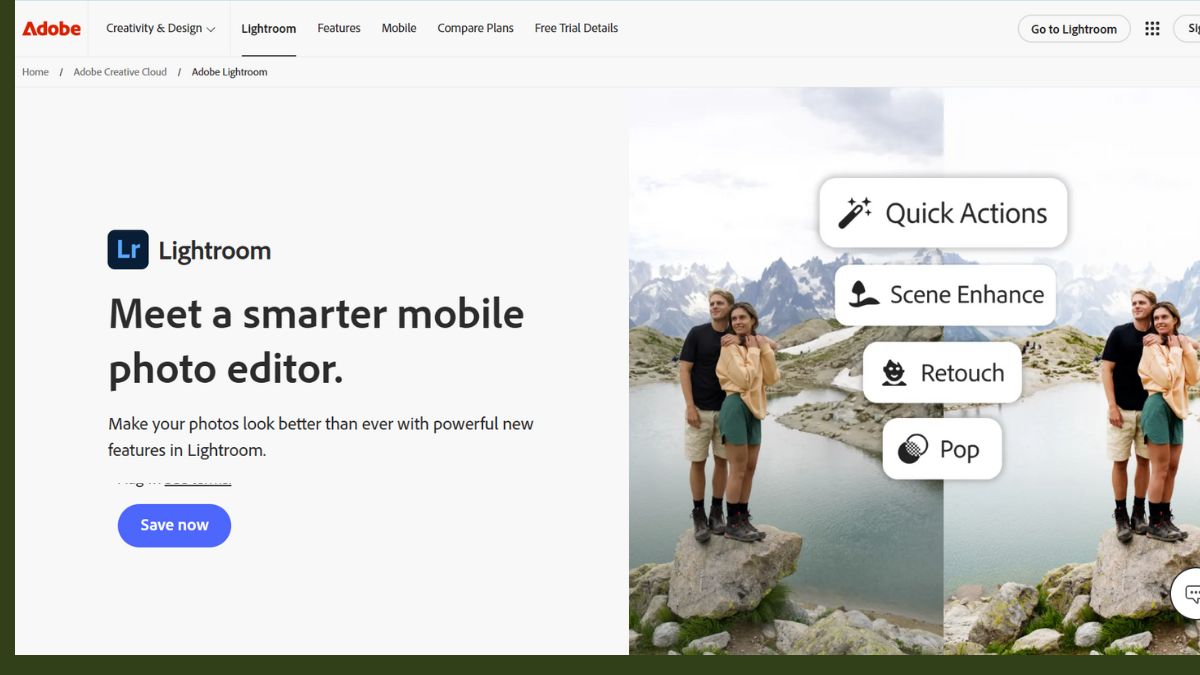 Phần mềm thiết kế đồ họa Adobe Lightroom CC