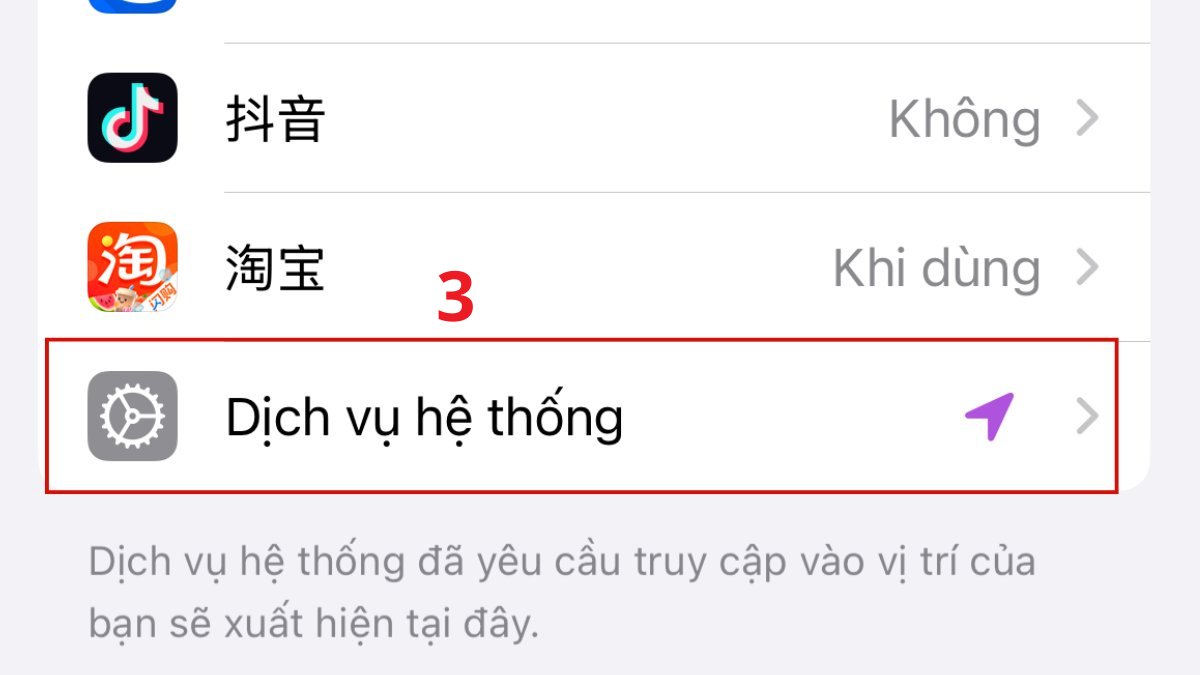 Tắt định vị qua WiFi khi App Store tải ứng dụng chậm - bước 2
