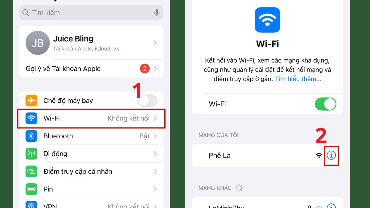 Đổi DNS tăng tốc mạng khi App Store tải ứng dụng chậm - bước 1