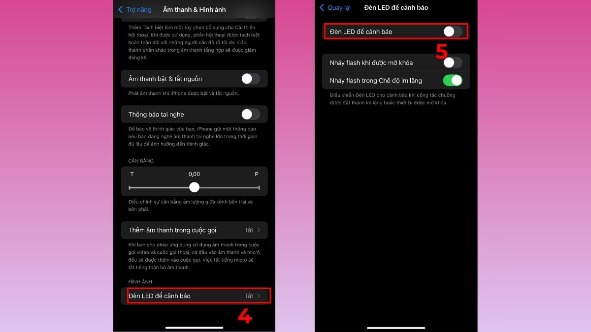 Cách khôi phục dung lượng tối đa pin iPhone bằng cách tắt đèn LED thông báo - bước 2