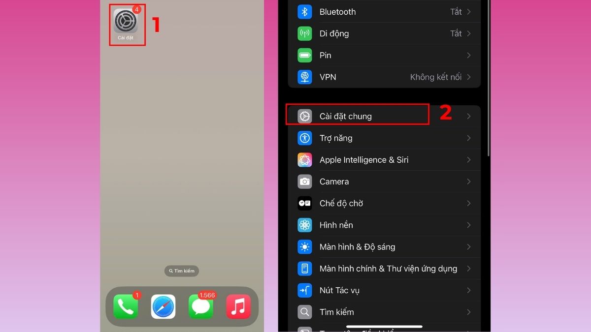 Cách khôi phục dung lượng tối đa pin iPhone bằng cách tắt ứng dụng ngầm - bước 1