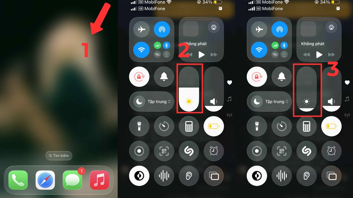 Cách tiết kiệm pin iPhone 13 - Quản lý độ sáng màn hình