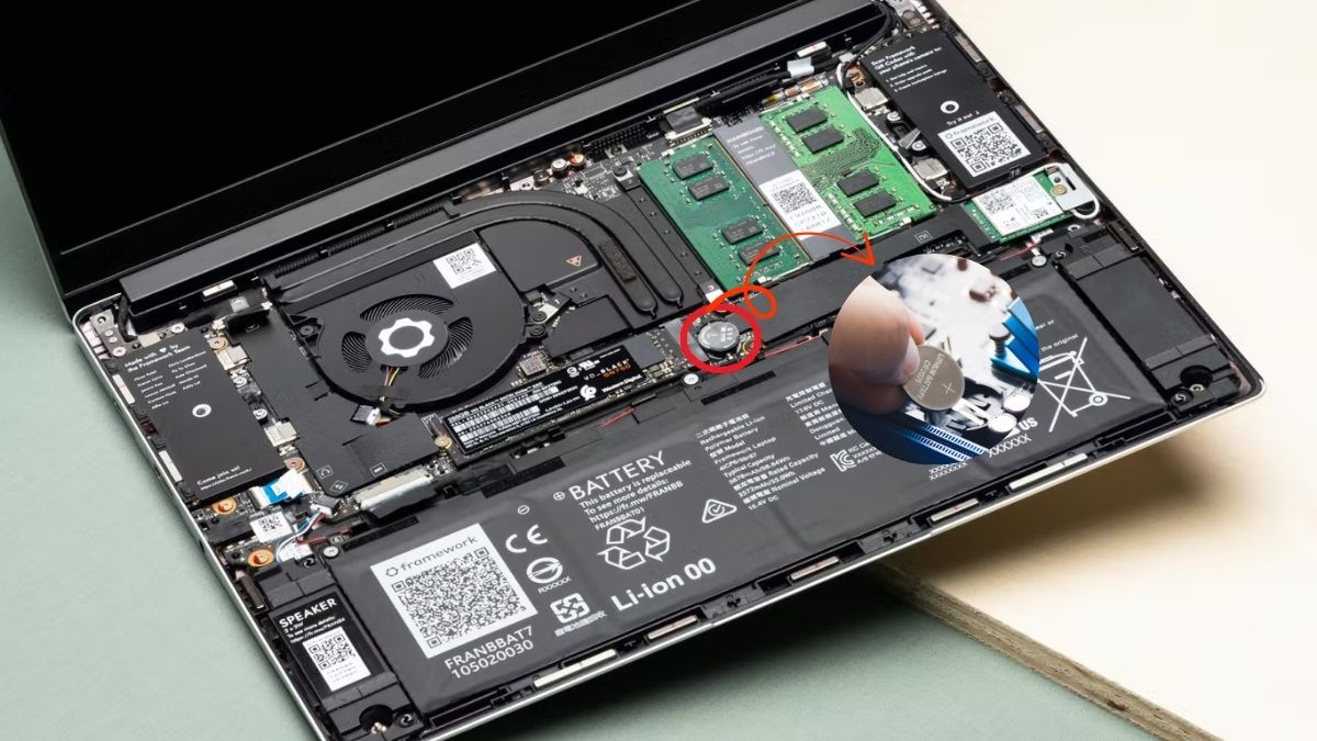 Reset CMOS bằng cách tháo pin đơn giản