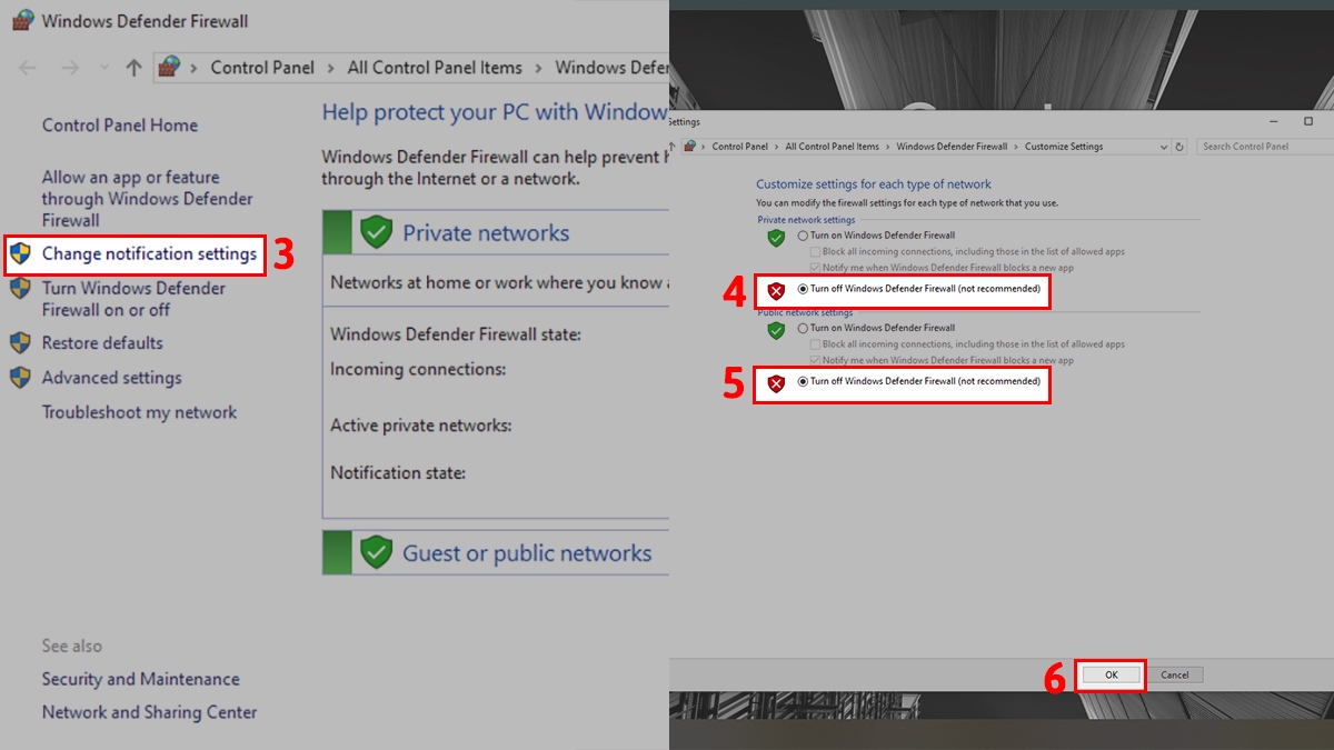  Sửa lỗi ERR_CONNECTION_REFUSED bằng cách tắt phần mềm chống virus - bước 2
