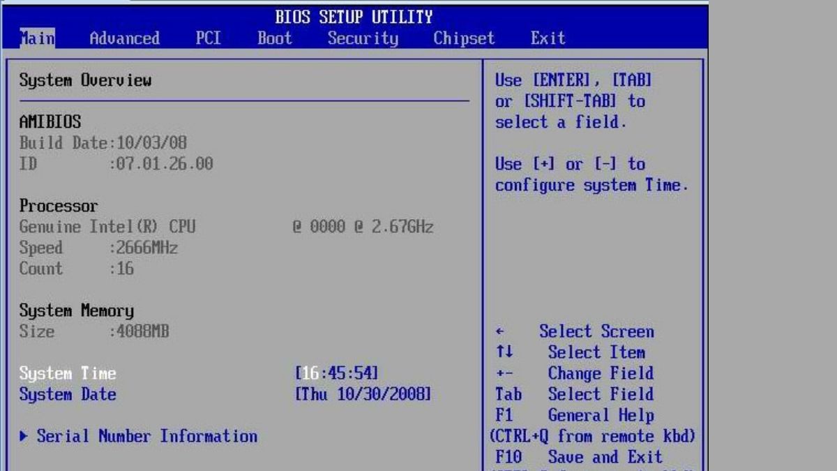 Cách kích hoạt EXPO trong BIOS/UEFI - bước 1