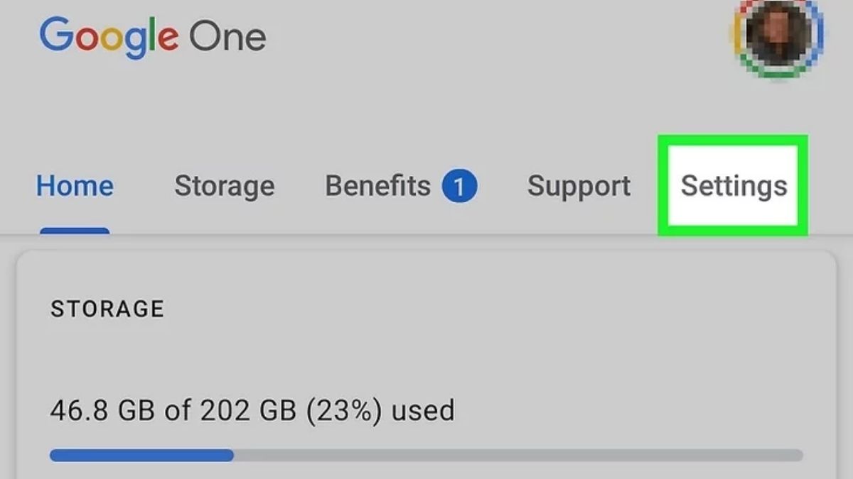 Cách hủy gói Google One trên Android - bước 2