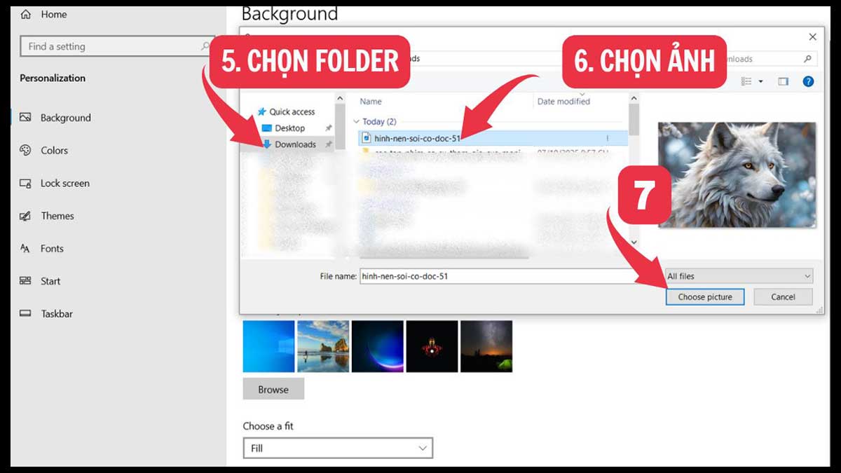 Cách tải hình nền Dual Monitor về máy - bước 4