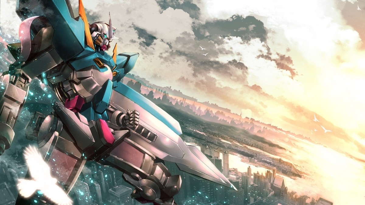 Hình nền Gundam tươi sáng