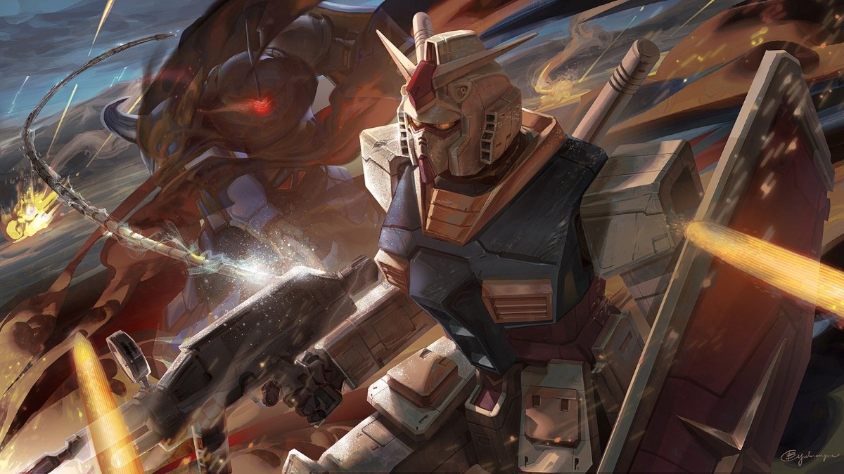 Hình nền Gundam huyền ảo