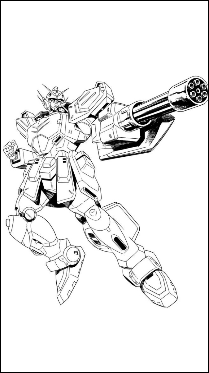 Hình nền Gundam nhẹ dịu