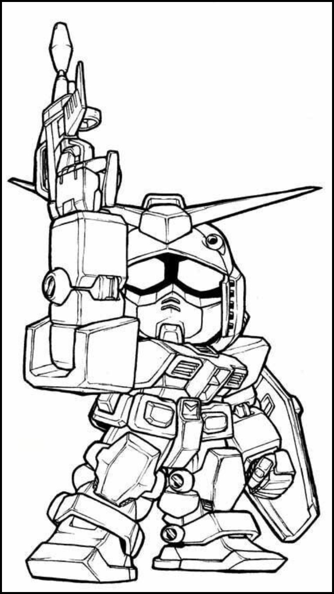 Hình nền Gundam lung sáng