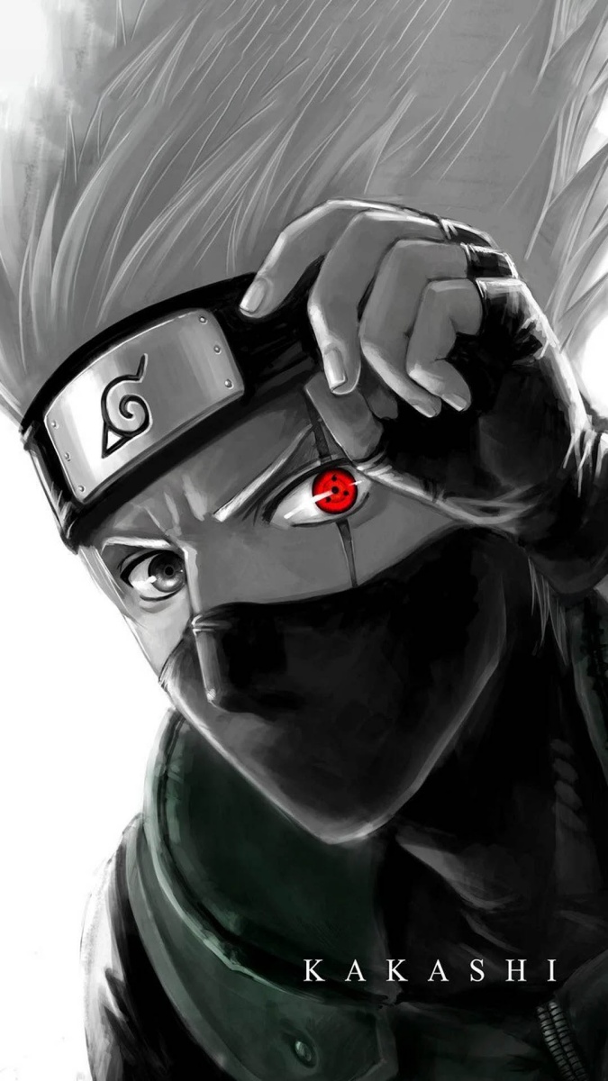 Hình nền Kakashi đơn giản