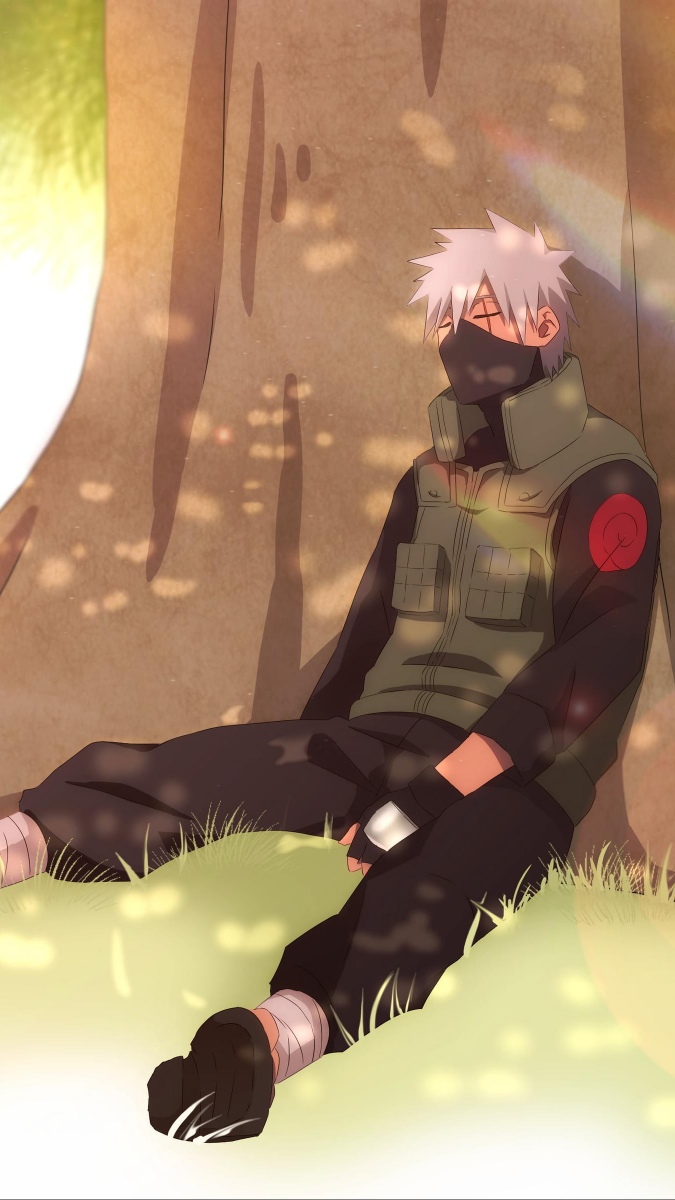 Hình nền Kakashi với khung cảnh thiên nhiên