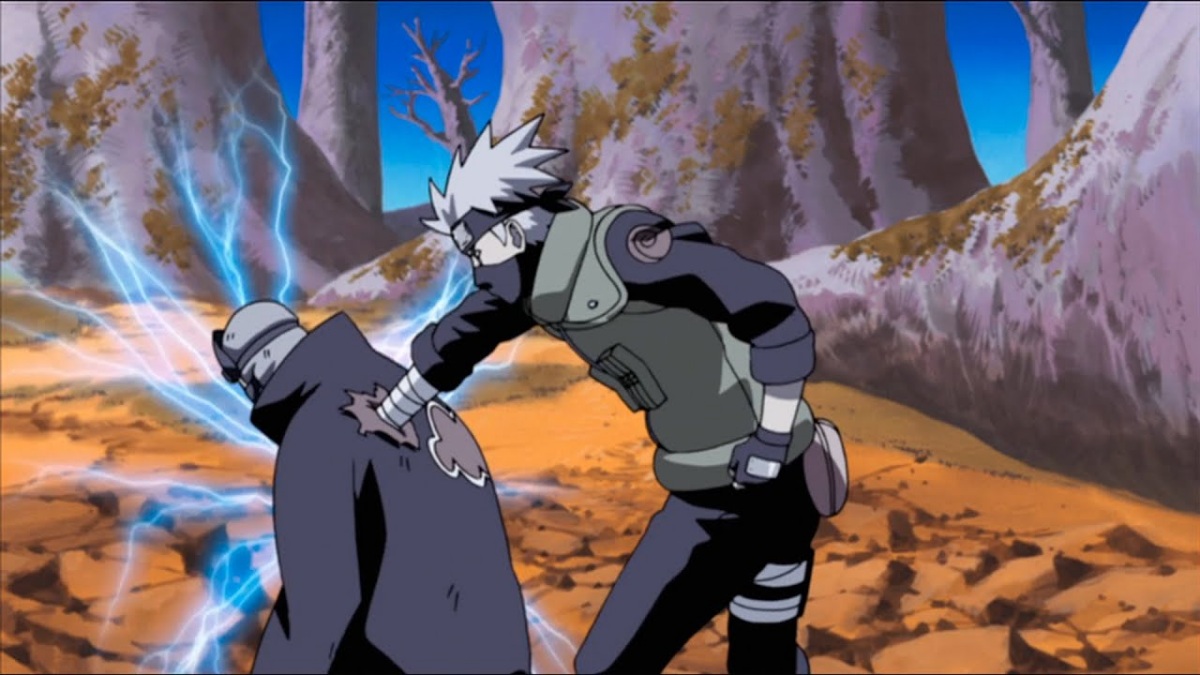 Hình nền Kakashi chiến đấu với kẻ thù