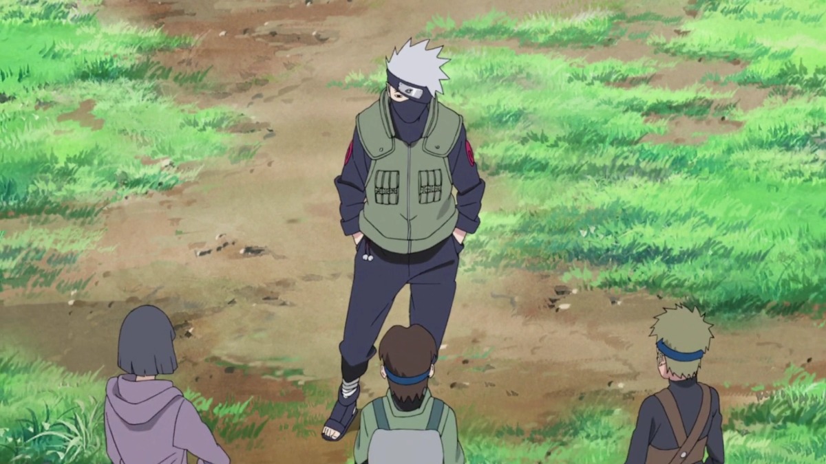Hình nền Kakashi trò chuyện với bạn bè