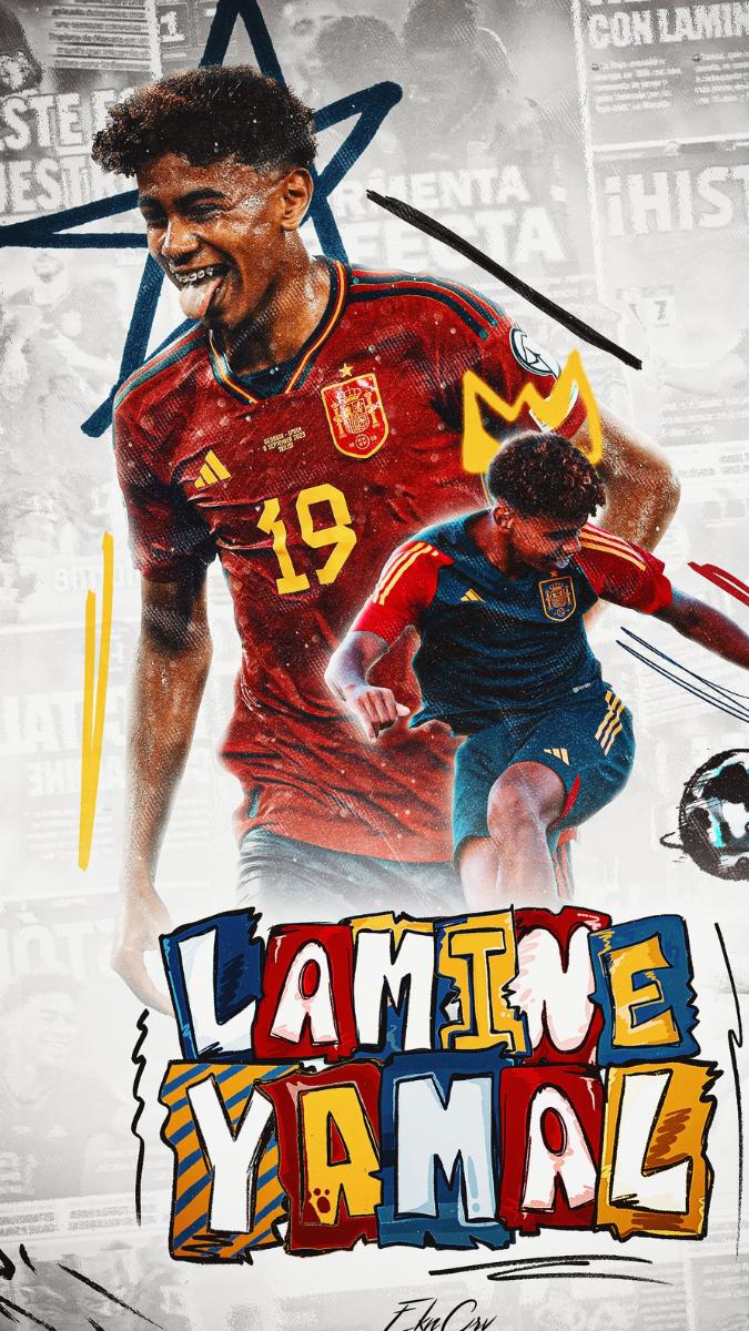 Hình nền Lamine Yamal đẹp thu hút