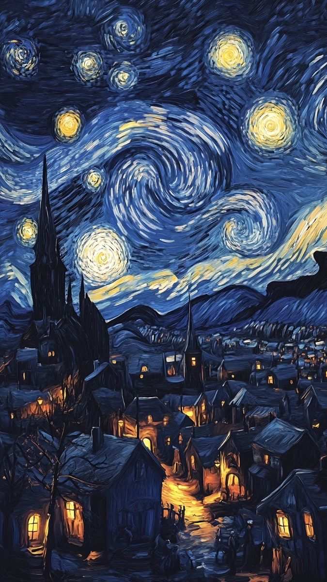 Hình nền Van Gogh nhẹ nhàng
