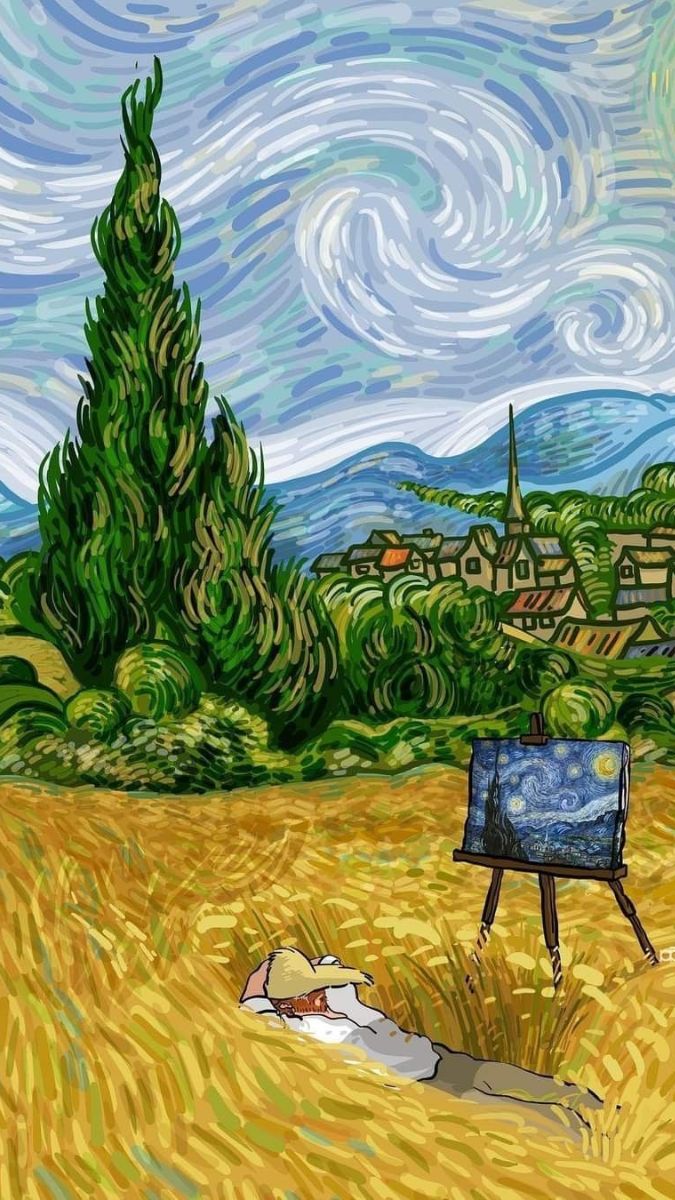 Hình nền Van Gogh sâu lắng