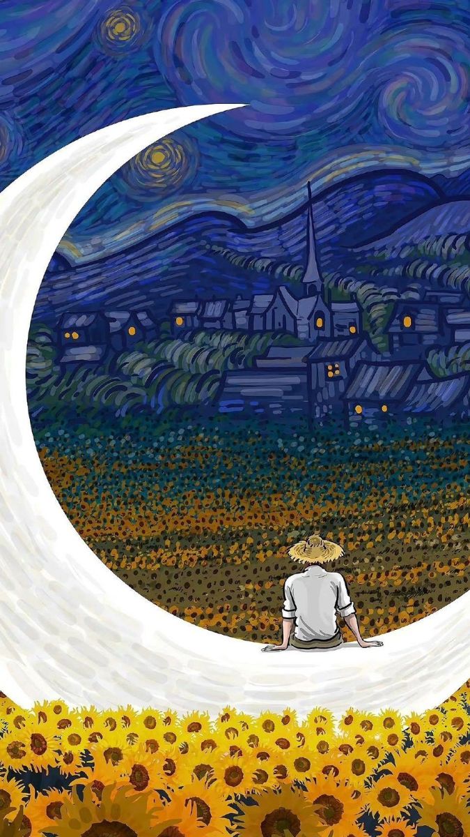Hình nền Van Gogh mạnh mẽ