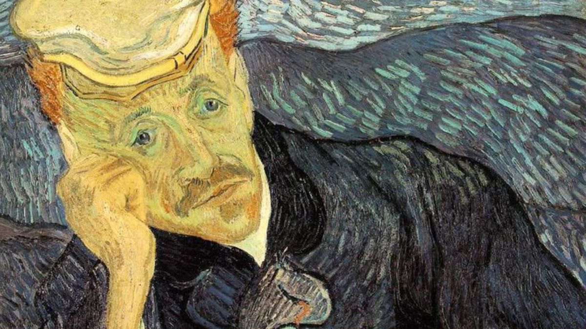 Hình nền Van Gogh với tác phẩm Chân dung Bác Sĩ Gachet