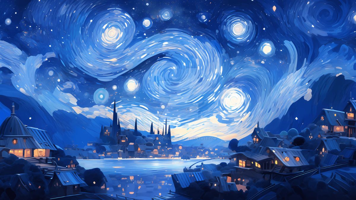 Hình nền Van Gogh ấn sâu