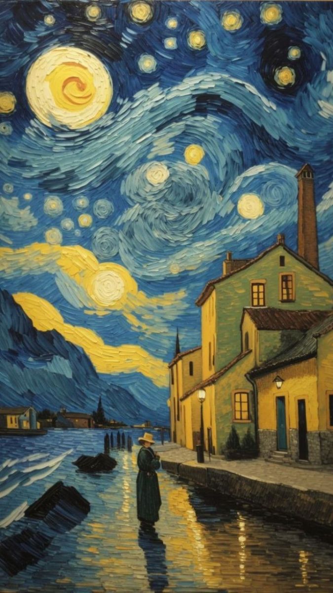Hình nền Van Gogh phong cách
