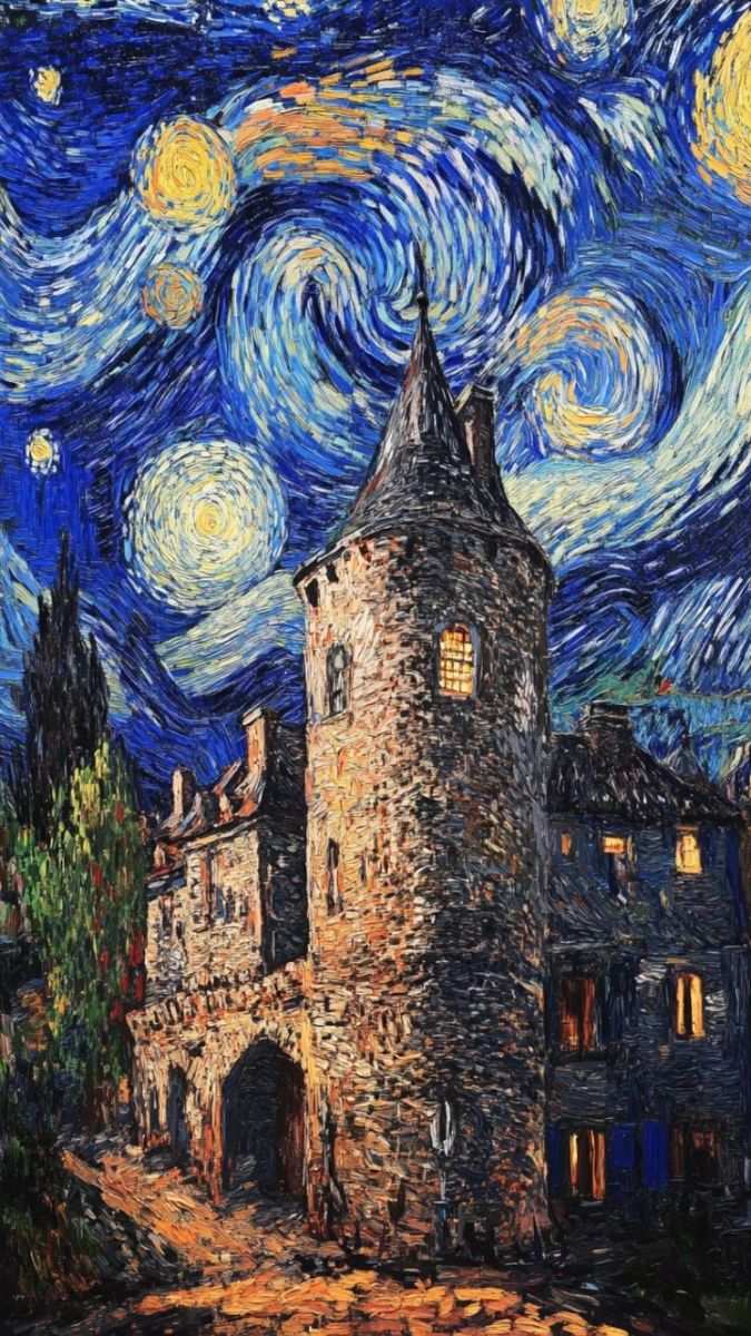 Hình nền Van Gogh đa sắc