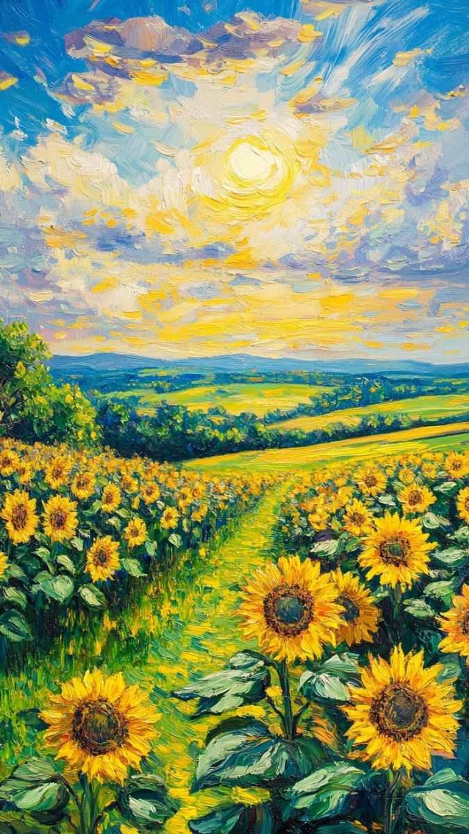 Hình nền Van Gogh tươi mới