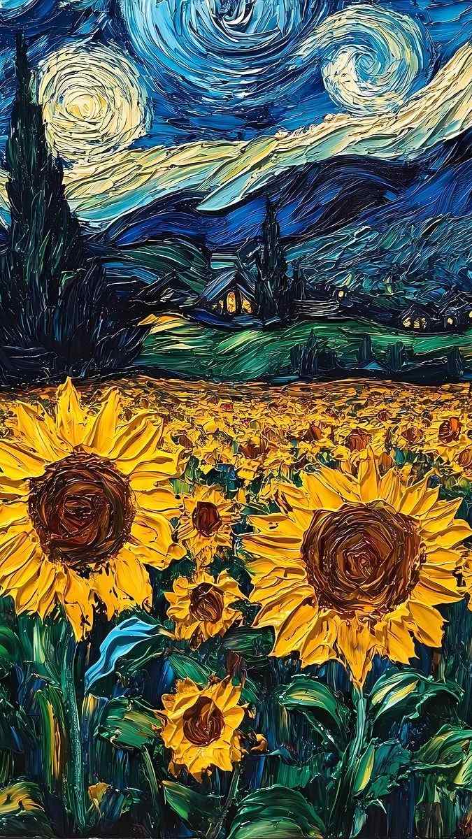 Hình nền Van Gogh kỳ ảo