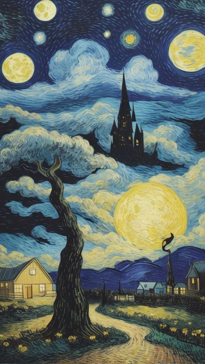 Hình nền Van Gogh lạ mắt