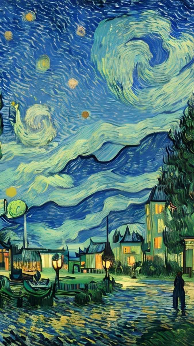 Hình nền Van Gogh đậm đà
