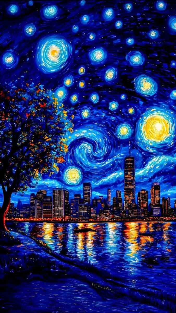 Hình nền Van Gogh trẻ trung
