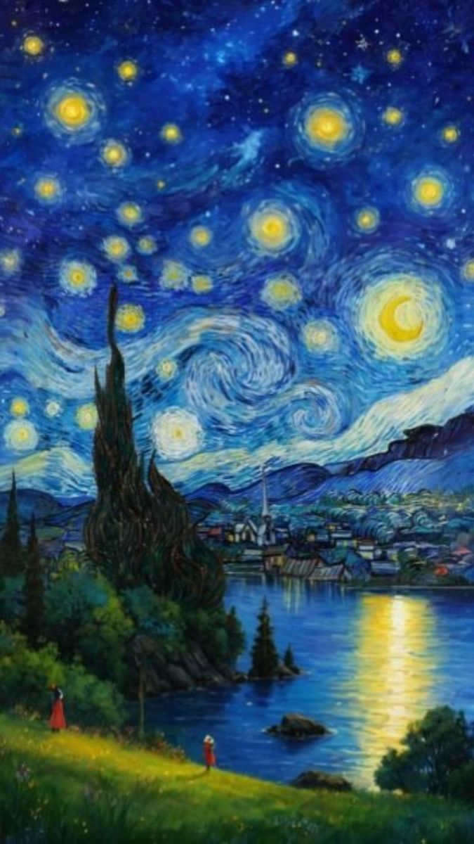Hình nền Van Gogh cuốn mắt