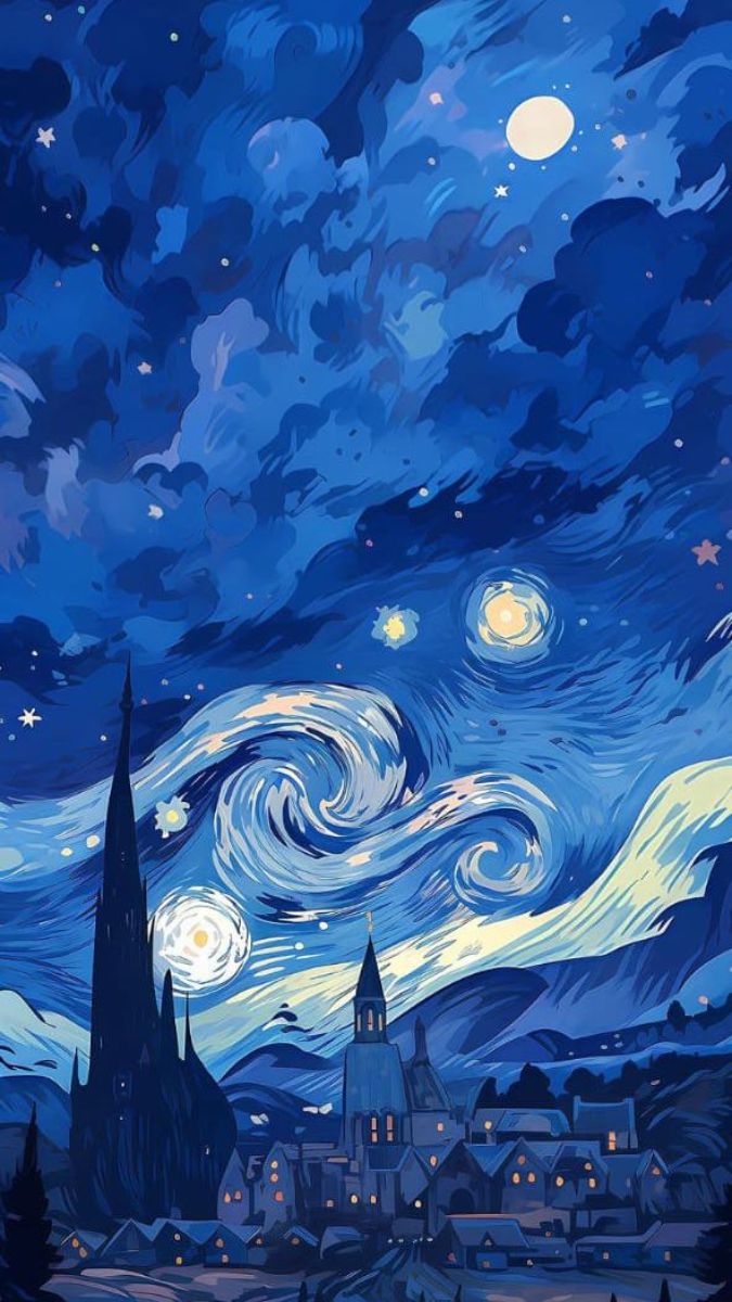 Hình nền Van Gogh trầm lắng