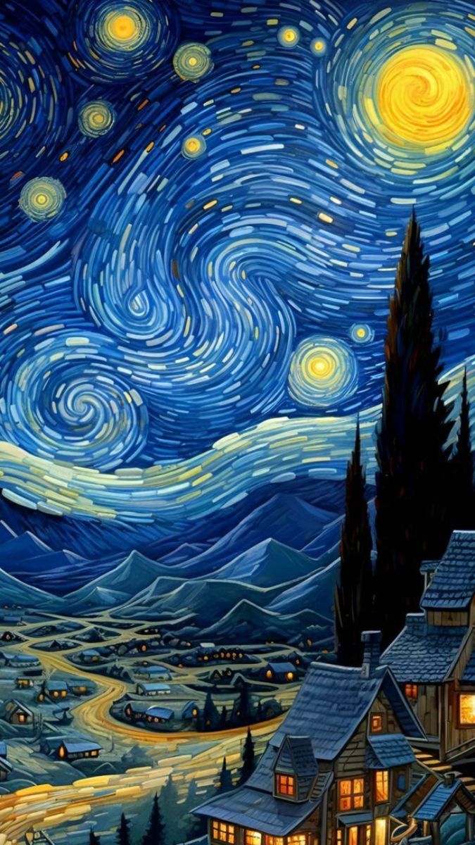 Hình nền Van Gogh hài hòa