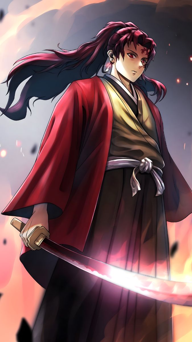 Hình nền Yoriichi trừu tượng