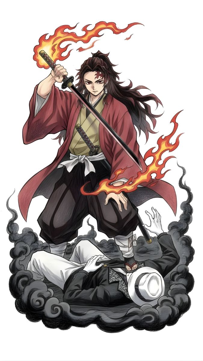 Hình nền Yoriichi đa sắc